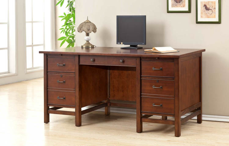 66in W Executive Desk by Wilshire Furniture