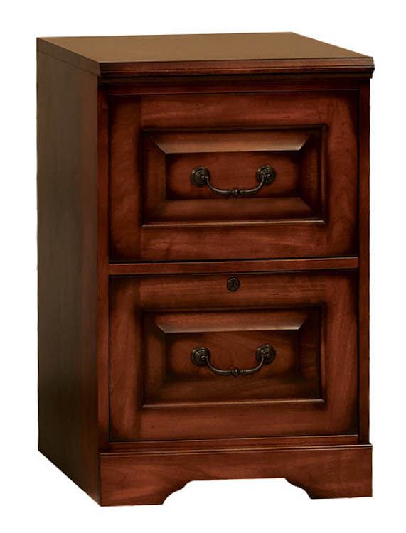 Solid Wood 2 Drawer Vertical File by Wilshire Furniture