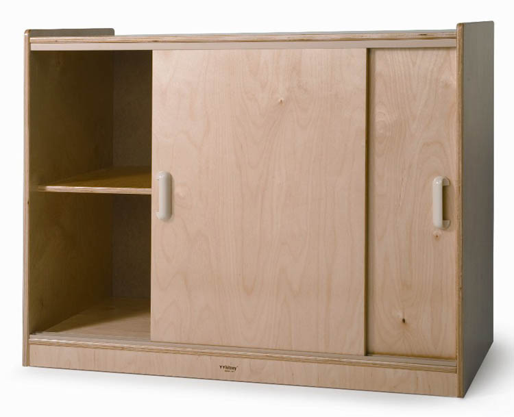 Sliding Door Storage Cabinet by Whitney Brothers