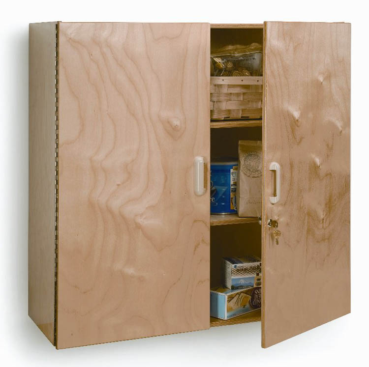 Lockable Wall Cabinet by Whitney Brothers