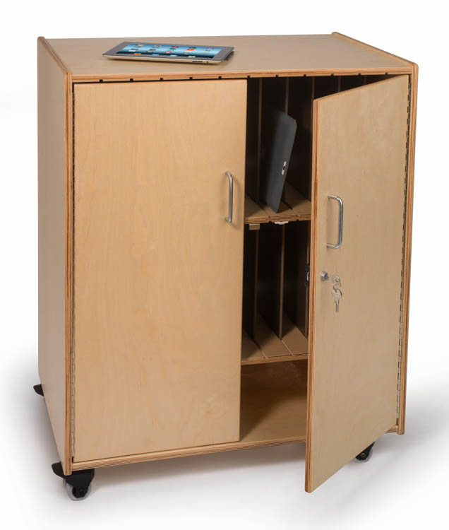 Tablet Storage Cabinet by Whitney Brothers